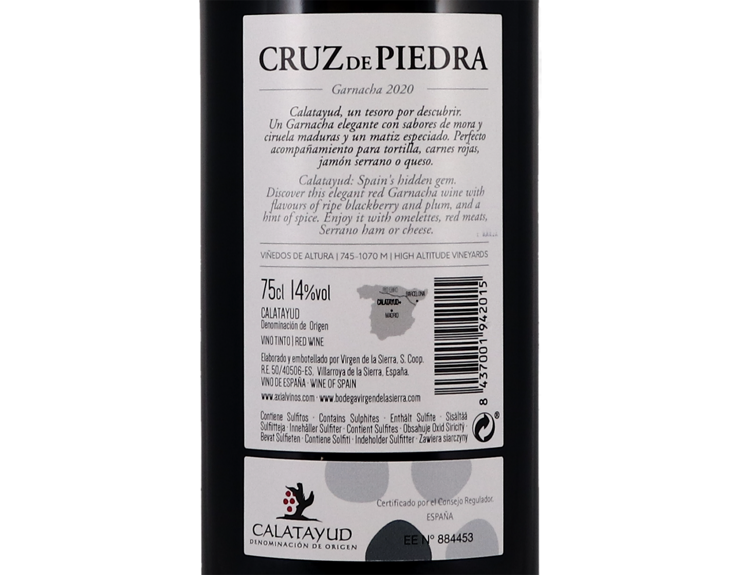 Cruz de Piedra Garnacha 2020