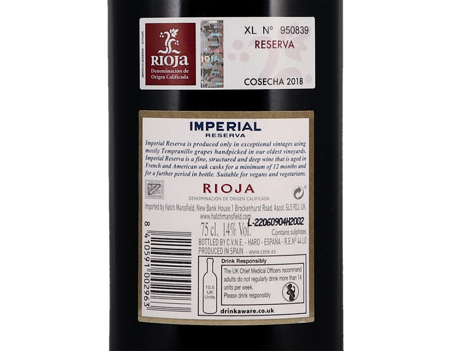 CVNE Imperial Reserva 2018