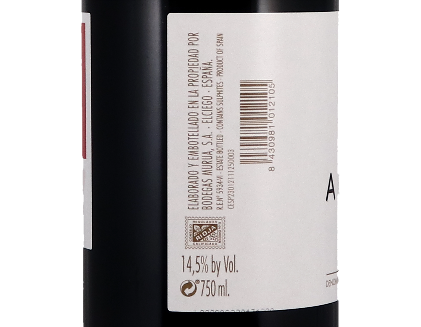 Bodegas Murua Aclys Crianza Rioja 2019