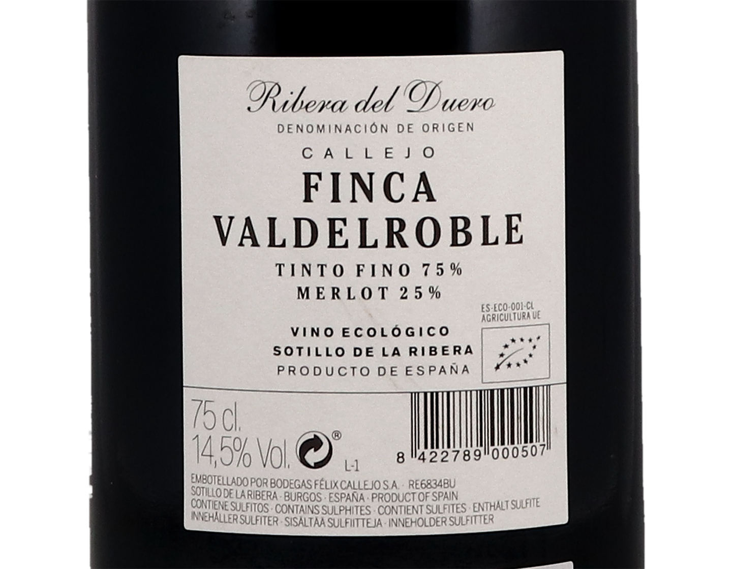 Felix Callejo Finca Valdelroble 2020 ORGANIC