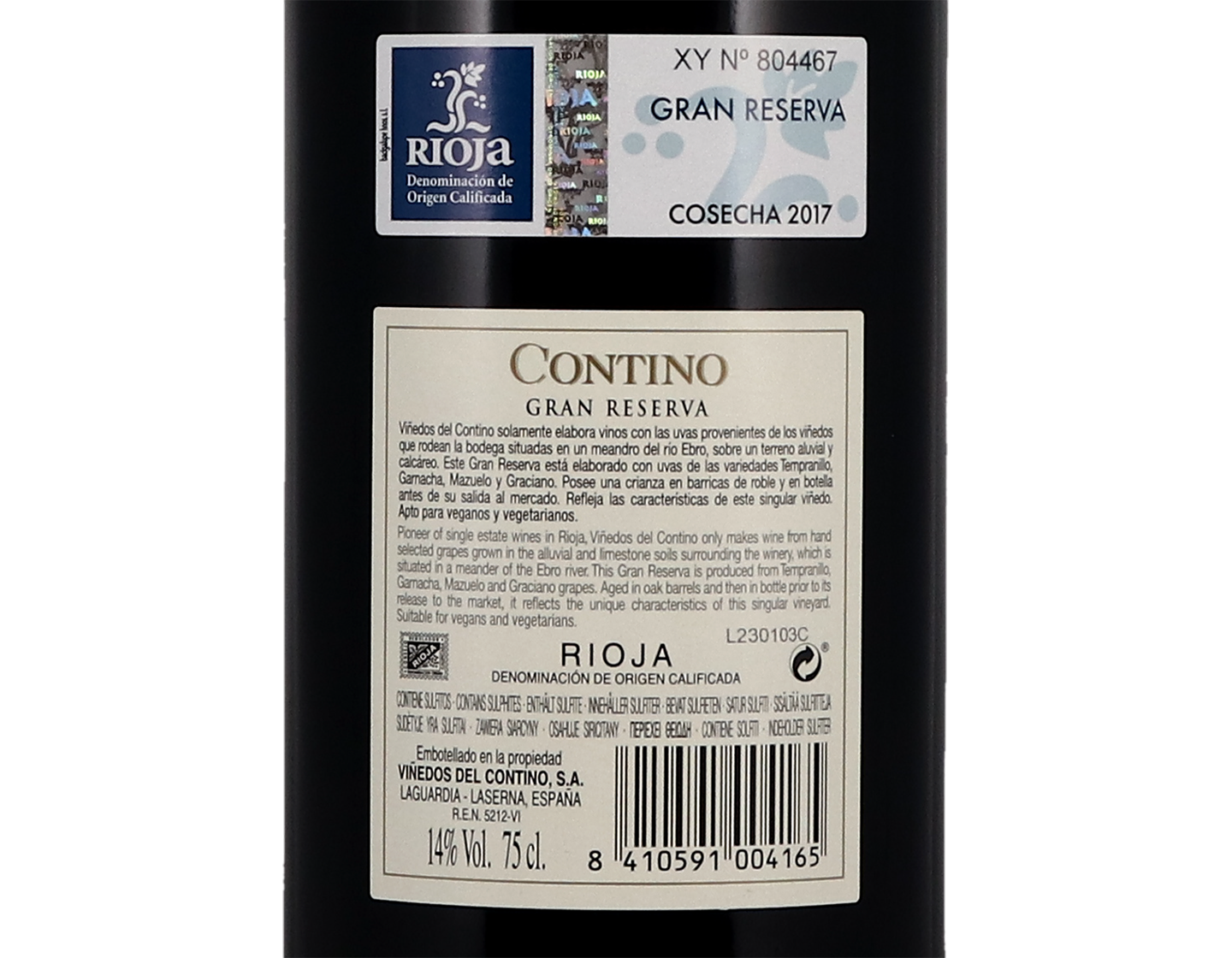 Contino Gran Reserva Rioja 2017