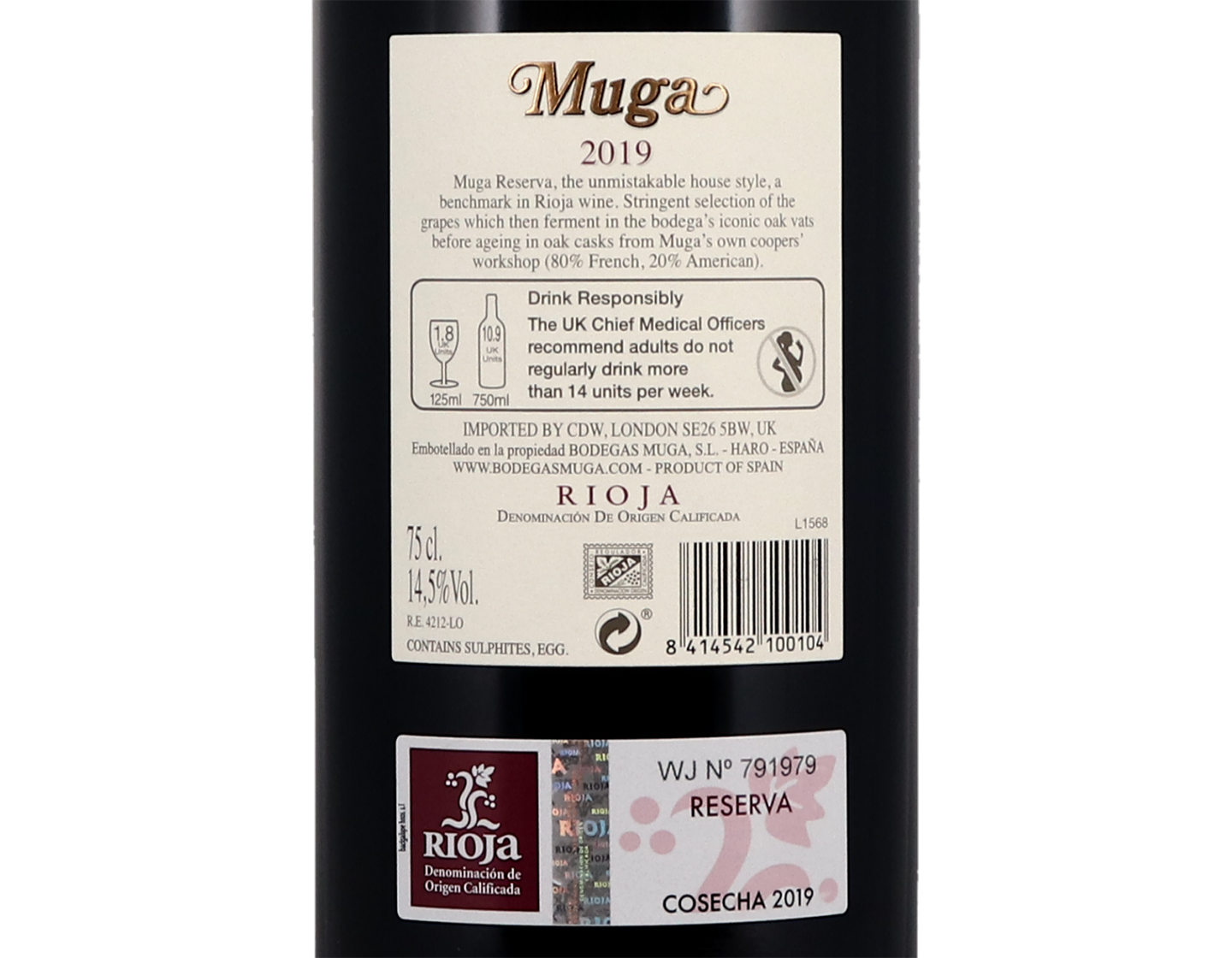 Muga Reserva Rioja 2019