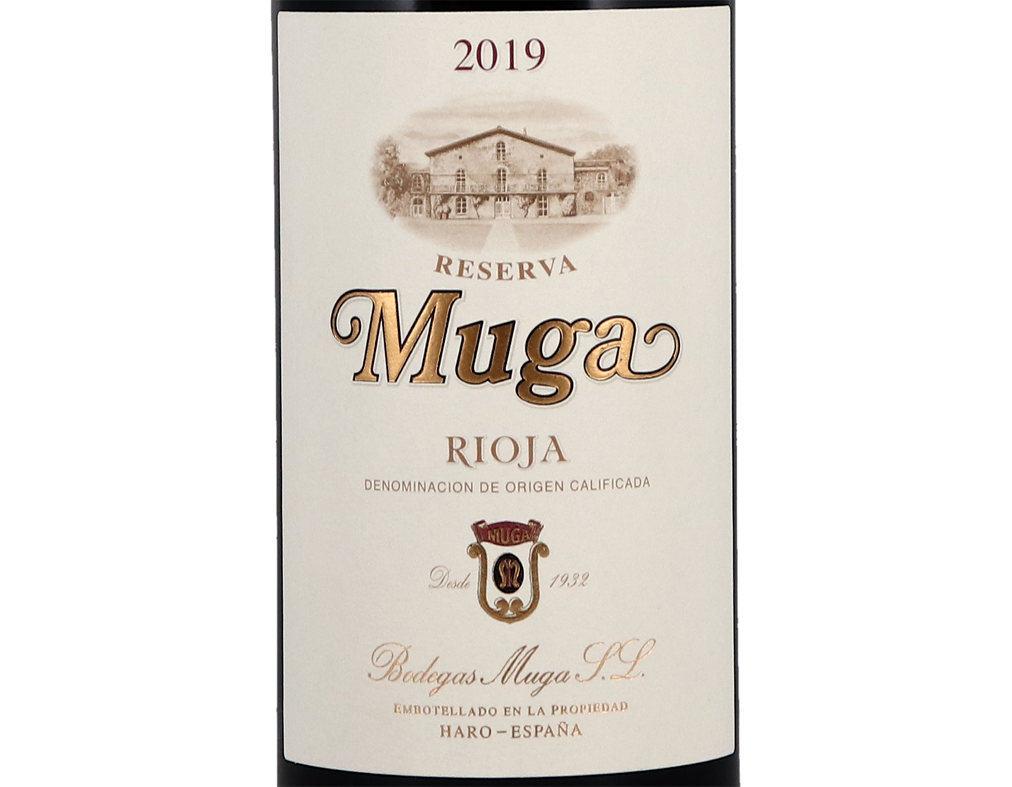 Half bottle of Muga Reserva Rioja 2019