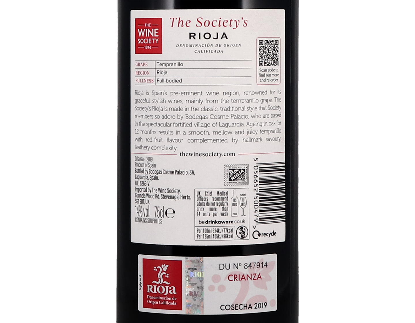 The Society's Rioja Crianza 2019