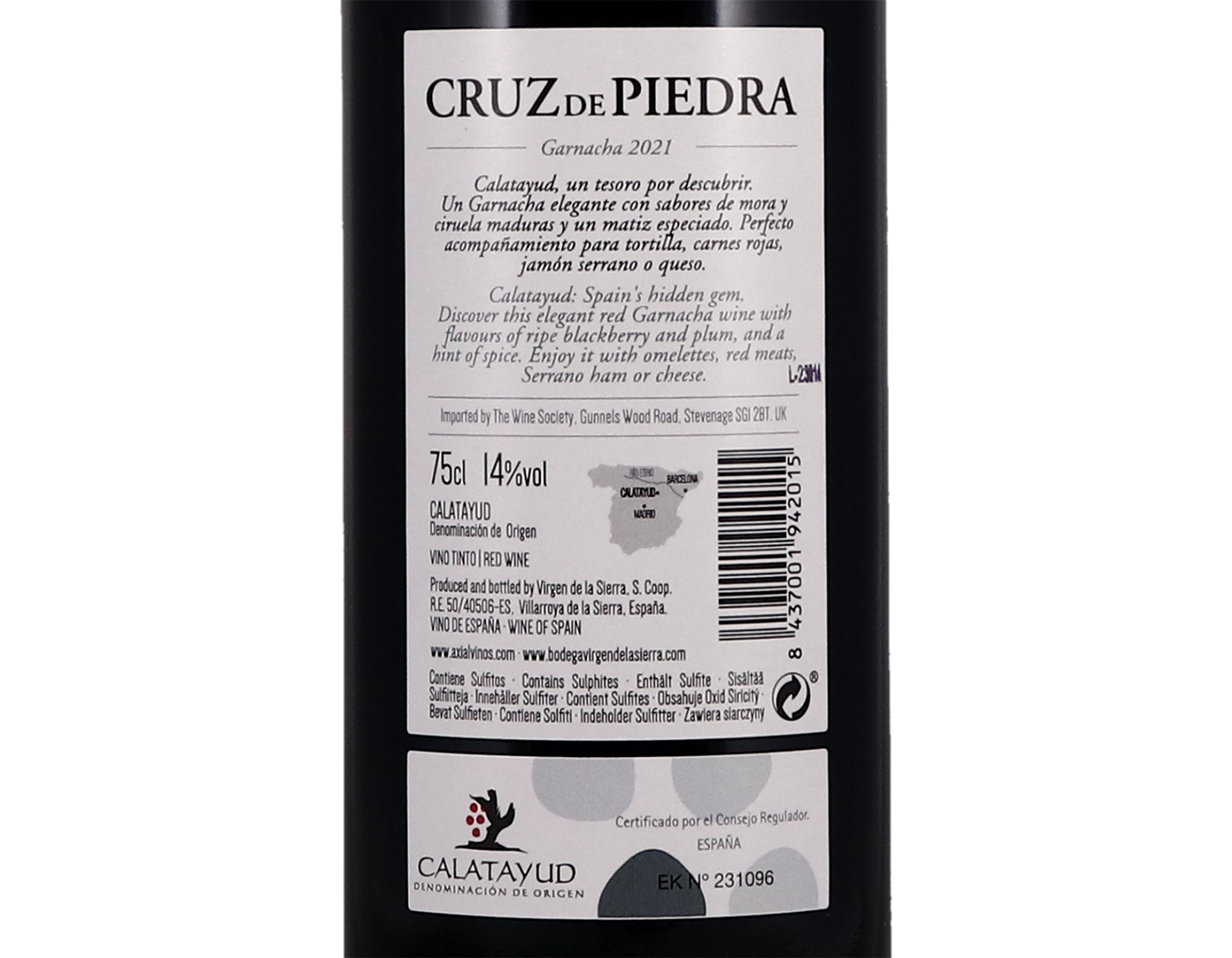 Cruz de Piedra Garnacha 2021