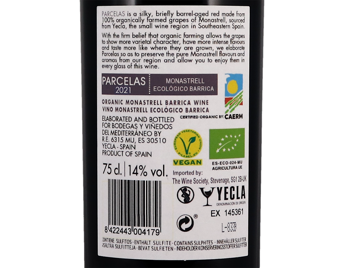 Parcelas Ecológico Monastrell, Yecla 2021