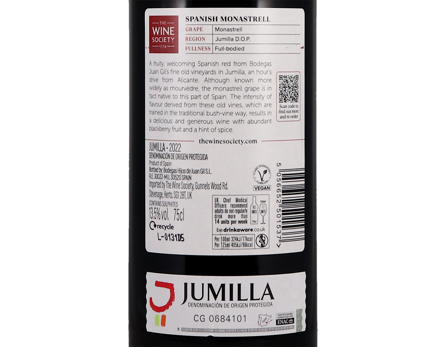 The Society's Spanish Monastrell Jumilla 2022