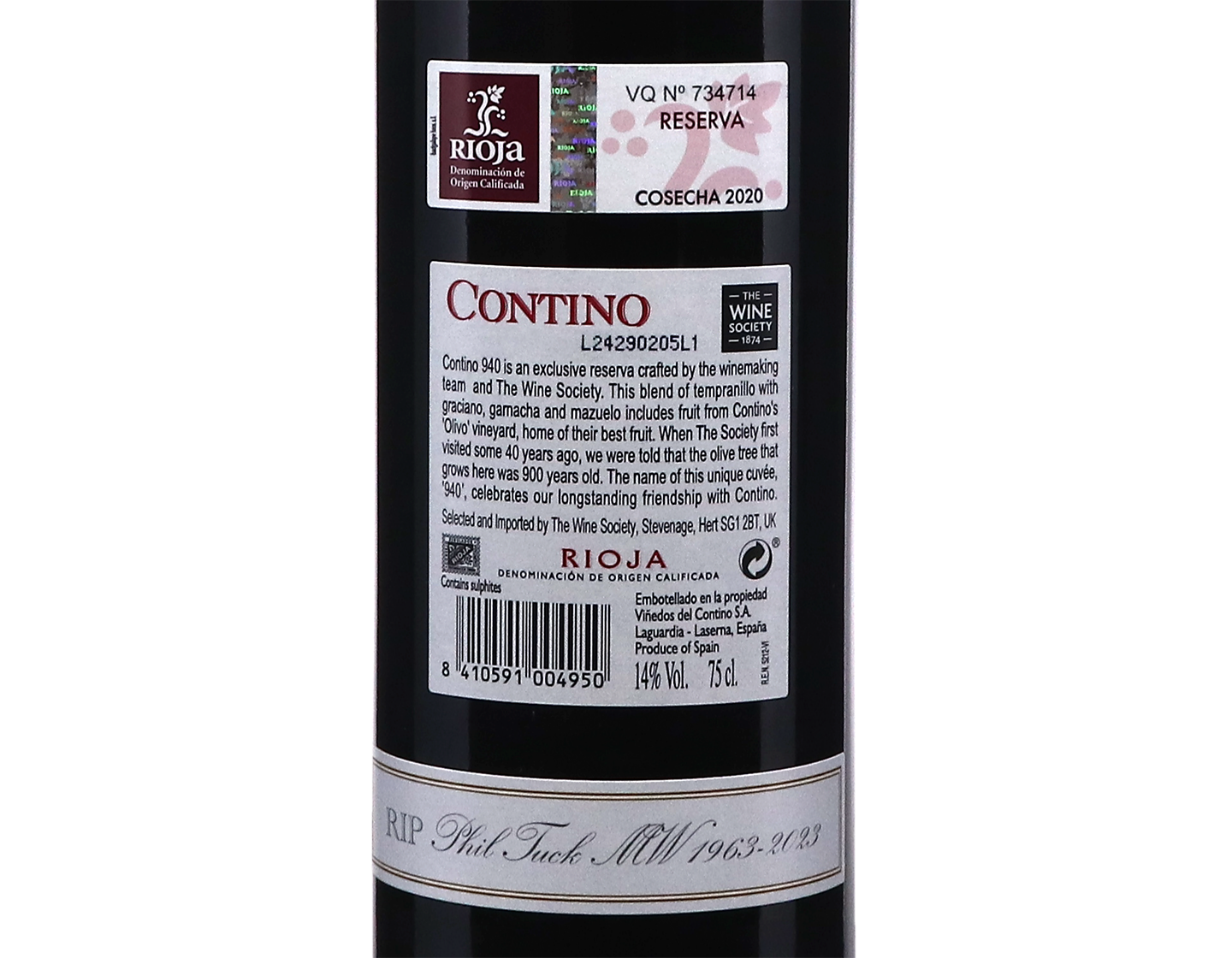 Contino 940 Reserva Rioja 2020