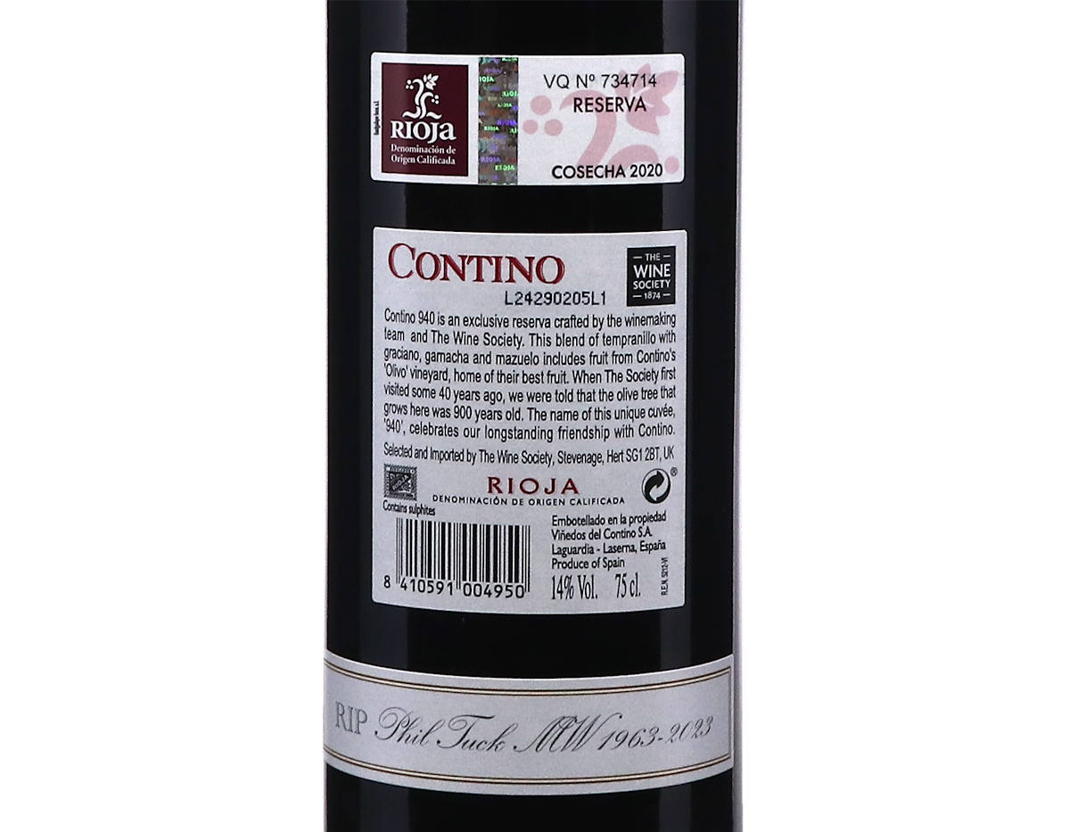 Contino 940 Reserva, Rioja 2020