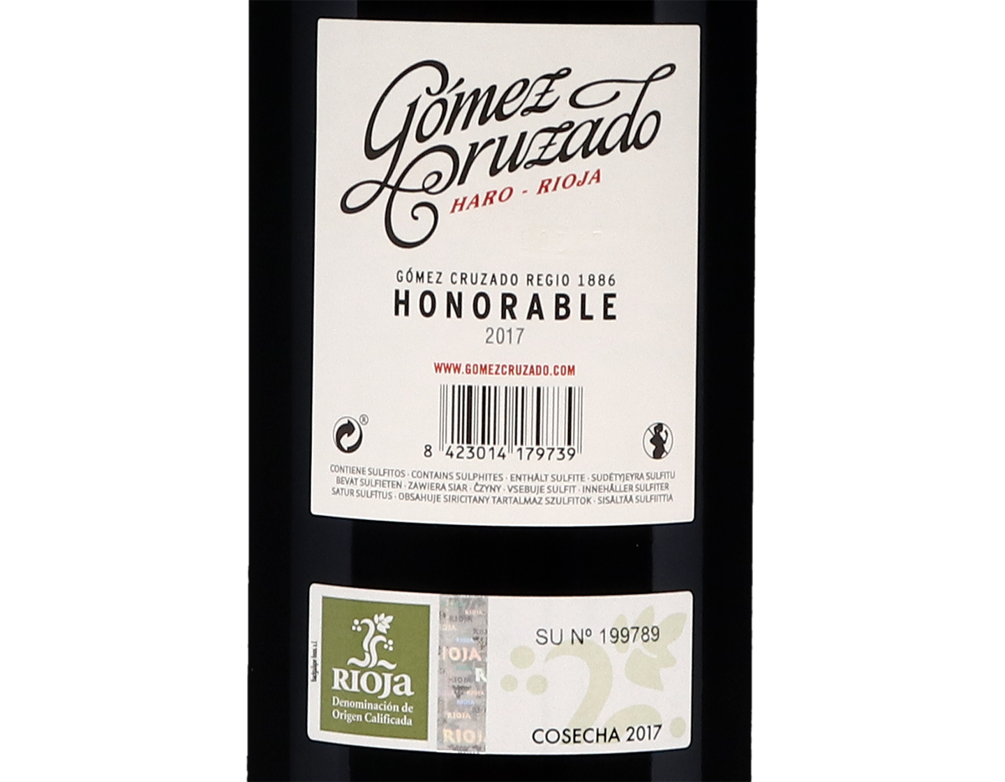 Gomez Cruzado Honorable Rioja 2017