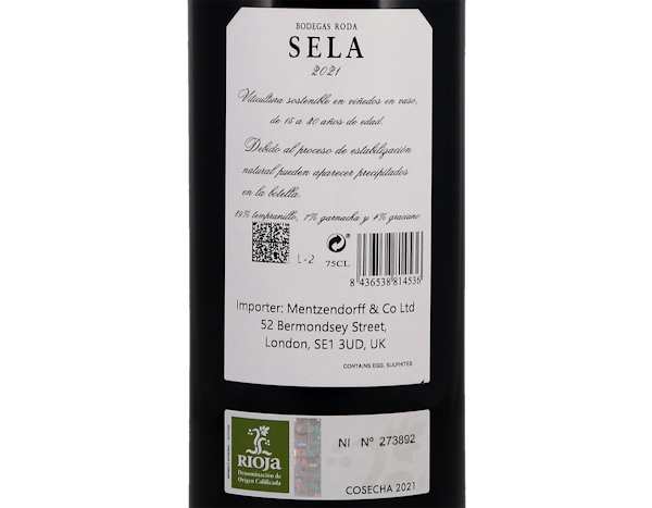 Roda Sela, Rioja 2021