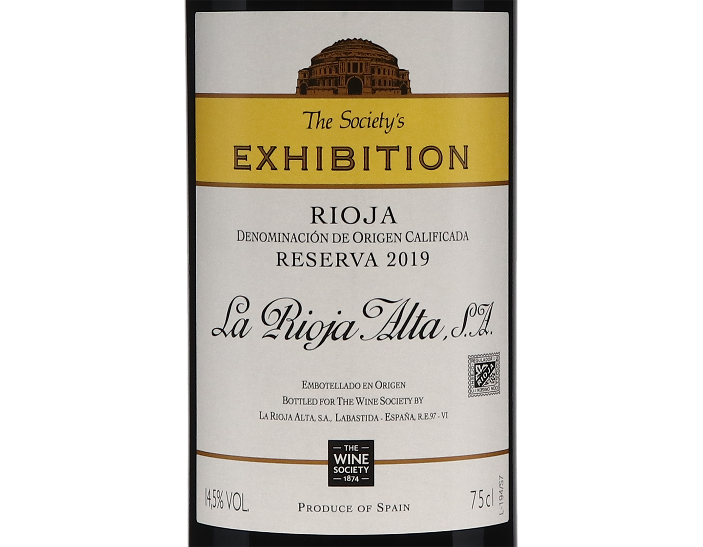 The Society's Exhibition Rioja Reserva 2019