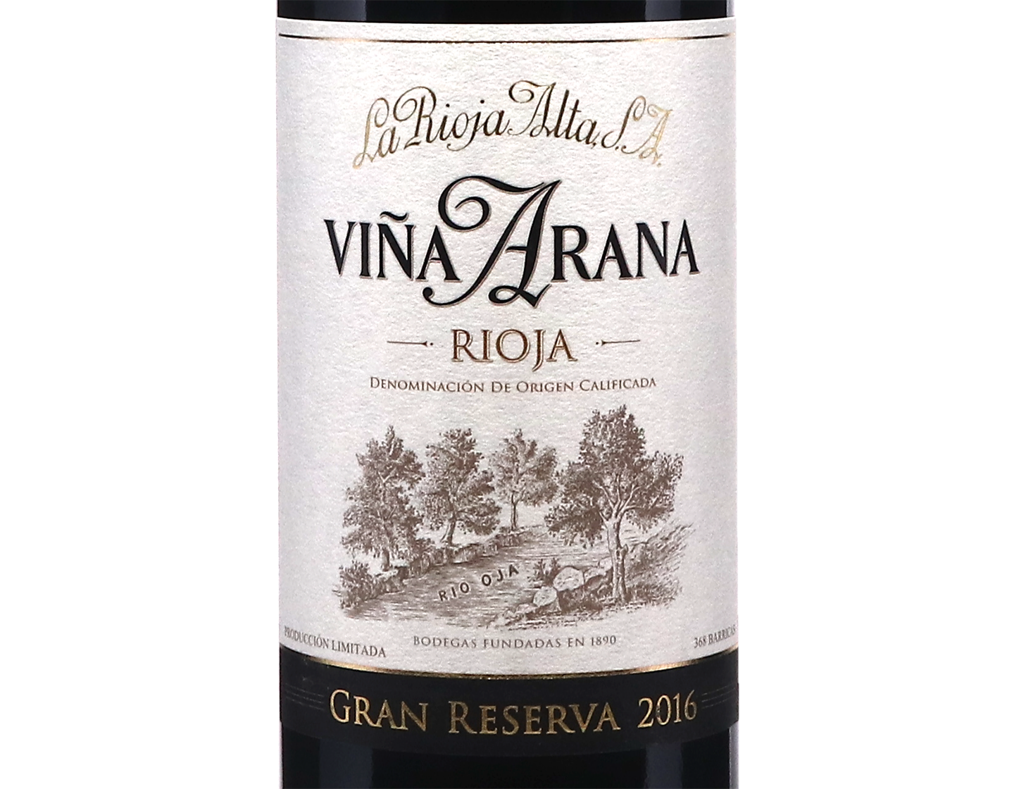 La Rioja Alta Vina Arana Gran Reserva Rioja 2016