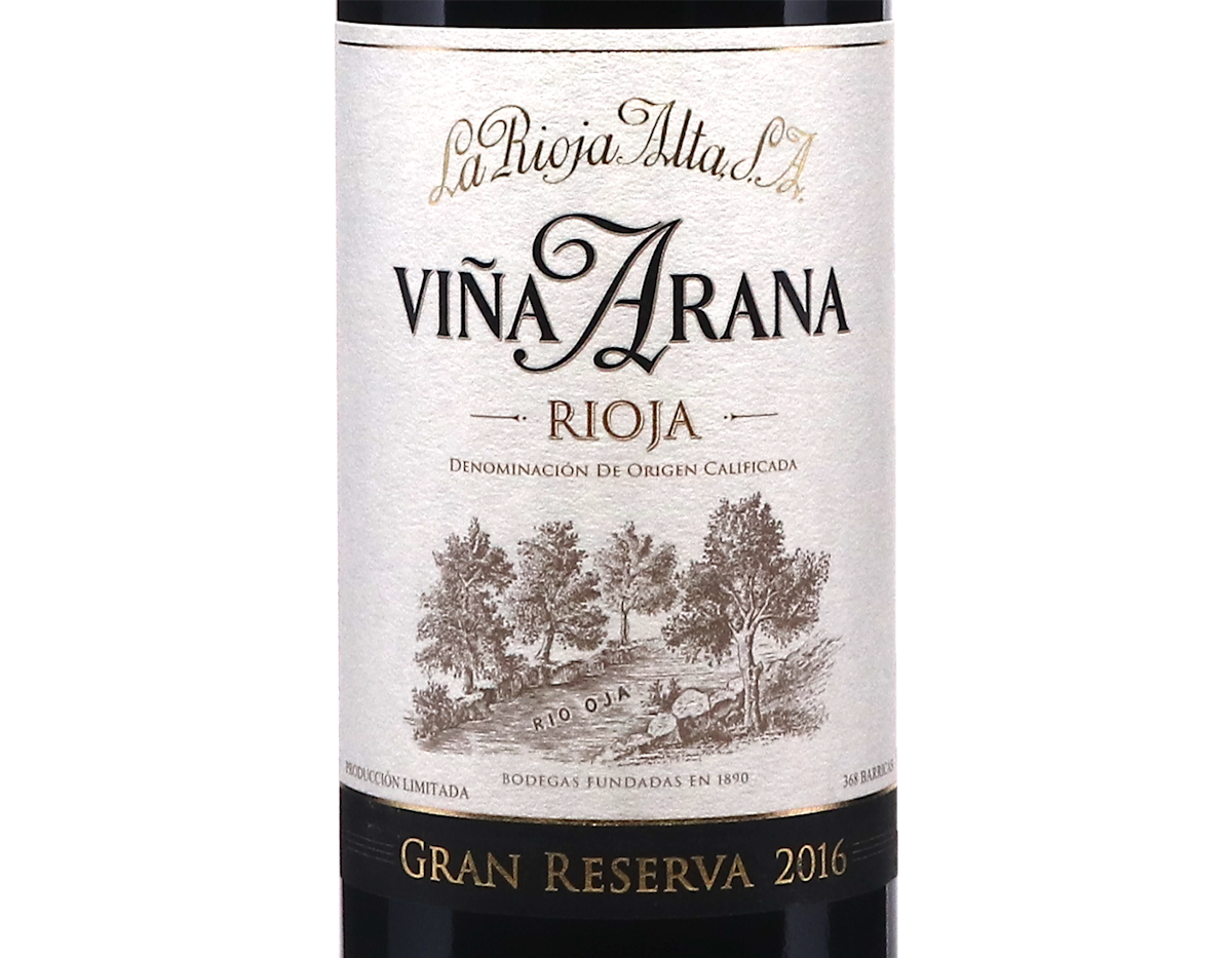 La Rioja Alta Viña Arana Gran Reserva, Rioja 2016