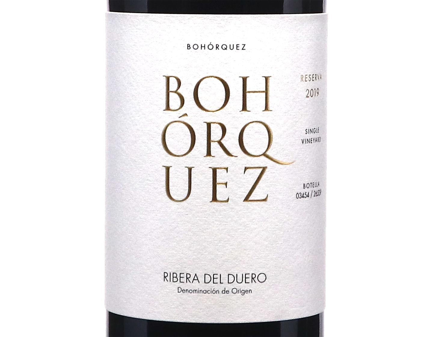 Bohórquez Reserva, Ribera del Duero 2019