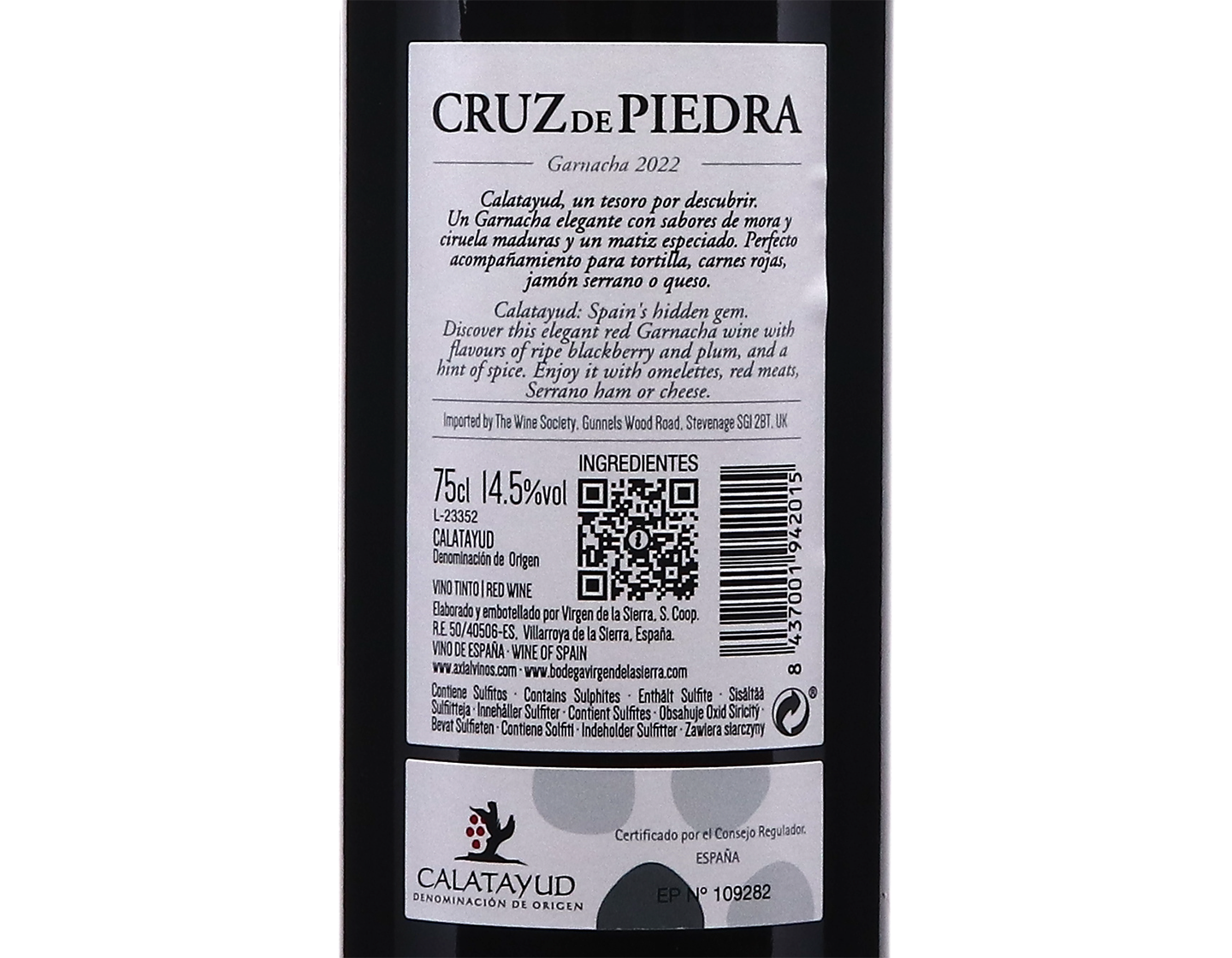 Cruz de Piedra Garnacha 2022