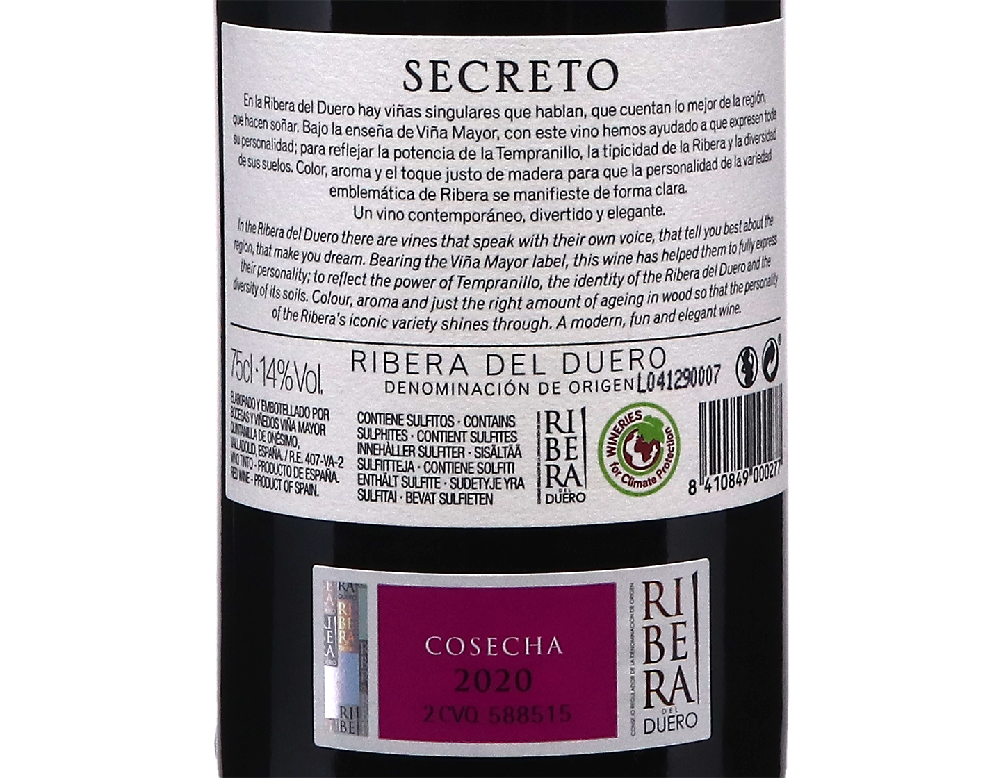 Secreto Ribera del Duero 2020