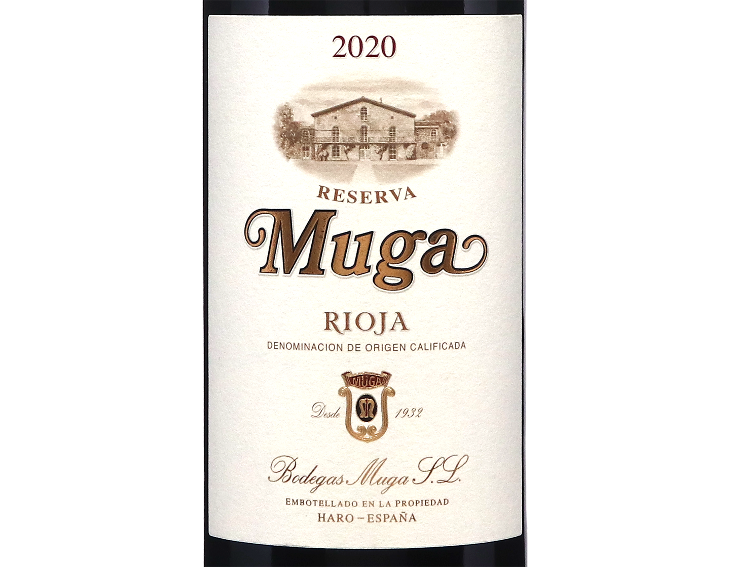 Half bottle of Muga Reserva Rioja 2020