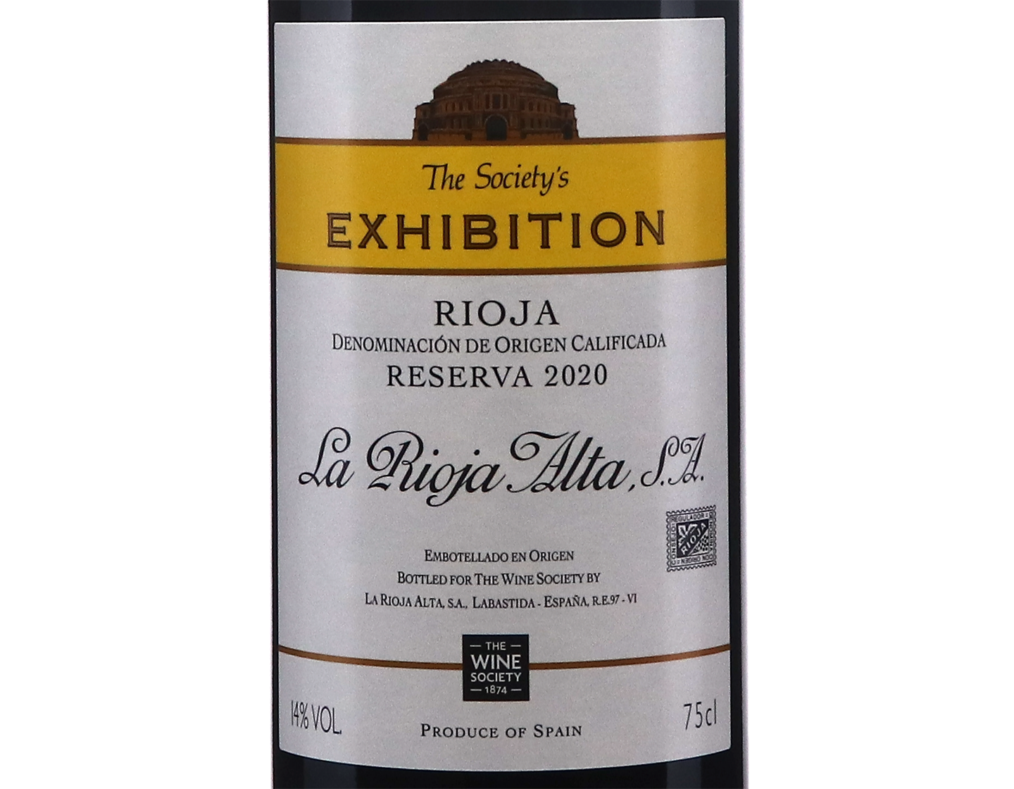 The Society's Exhibition Rioja Reserva 2020