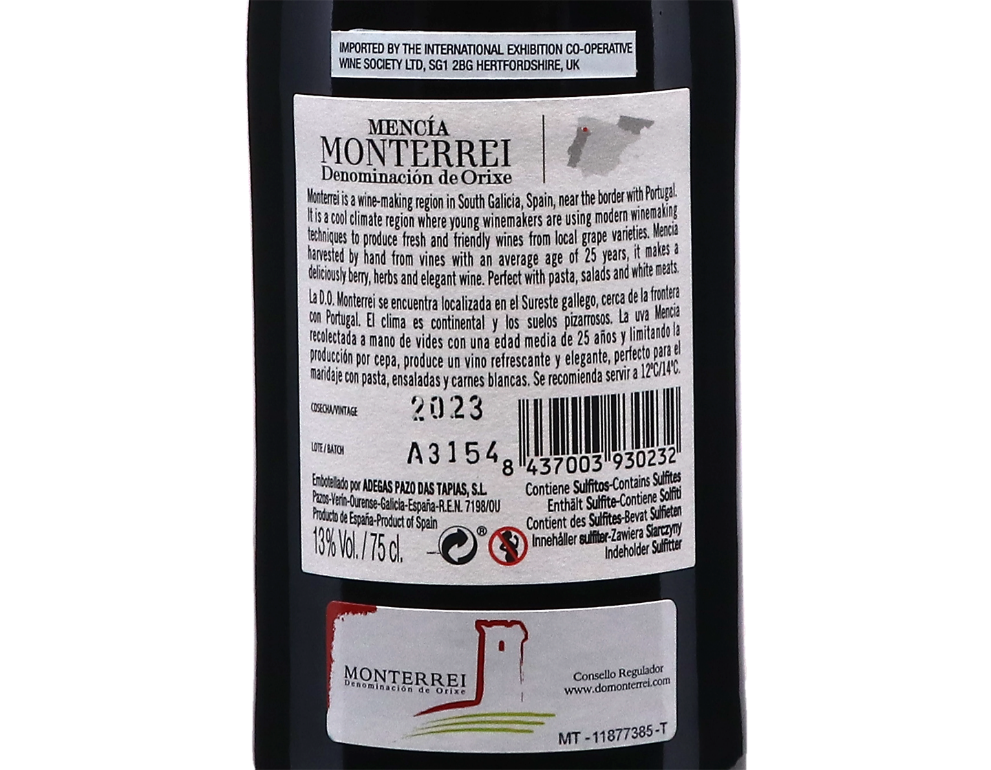 Alma de Tinto Mencia,Monterrei 2023