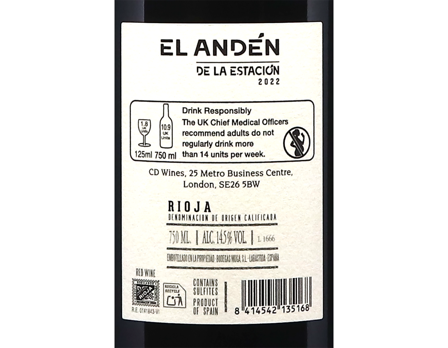 El Anden de la Estacion Muga,Rioja 2022