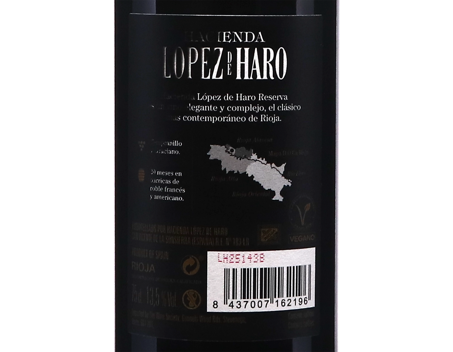 Lopez de Haro Reserva, Rioja 2019