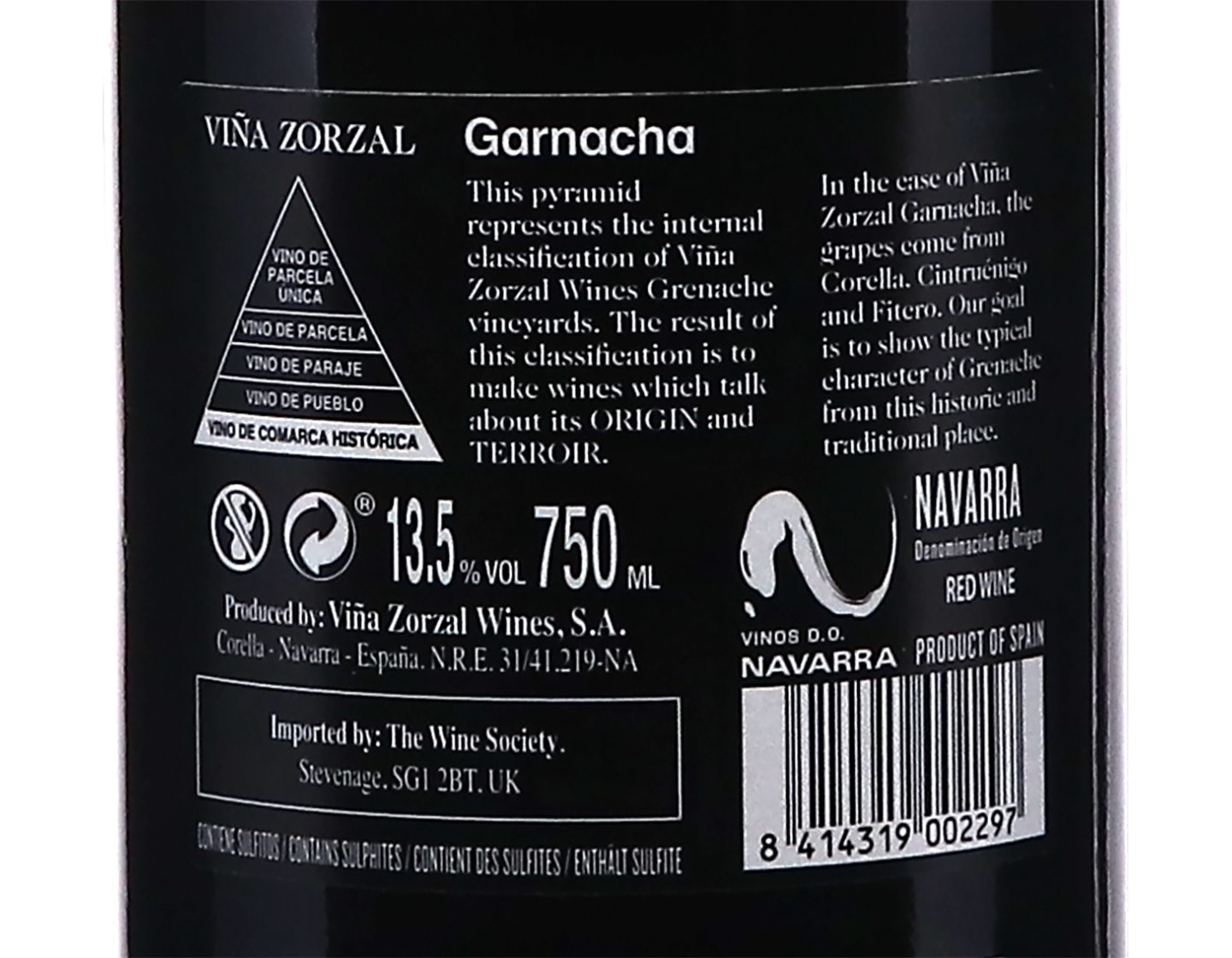 Viña Zorzal Garnacha, Navarra 2024