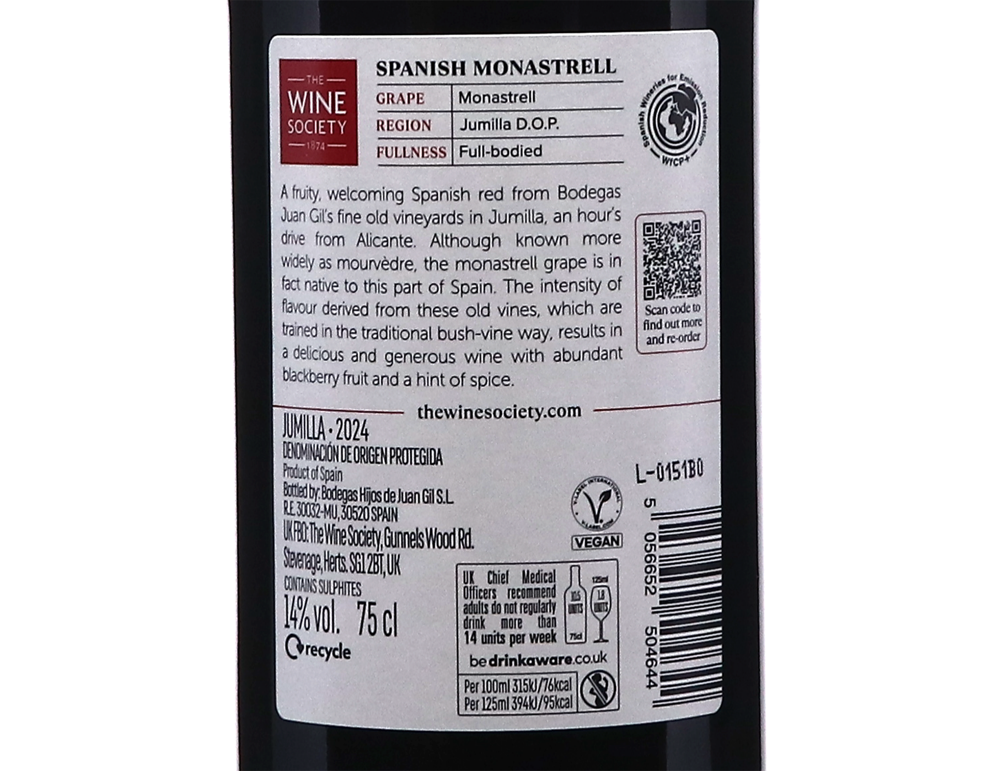 The Societys Spanish Monastrell Jumilla 2024