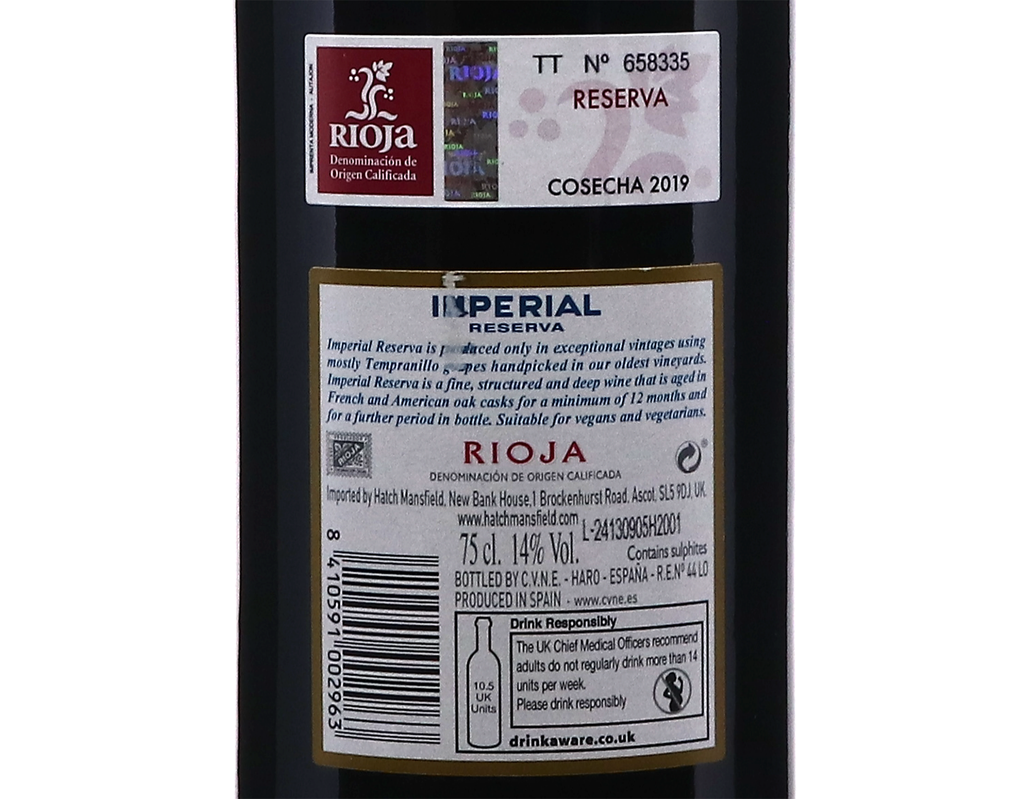 CVNE Imperial Reserva Rioja 2019