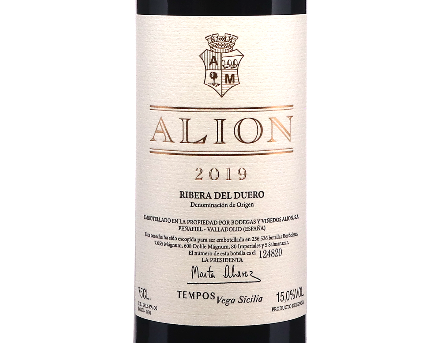 Vega Sicilia Alion Ribera del Duero 2019