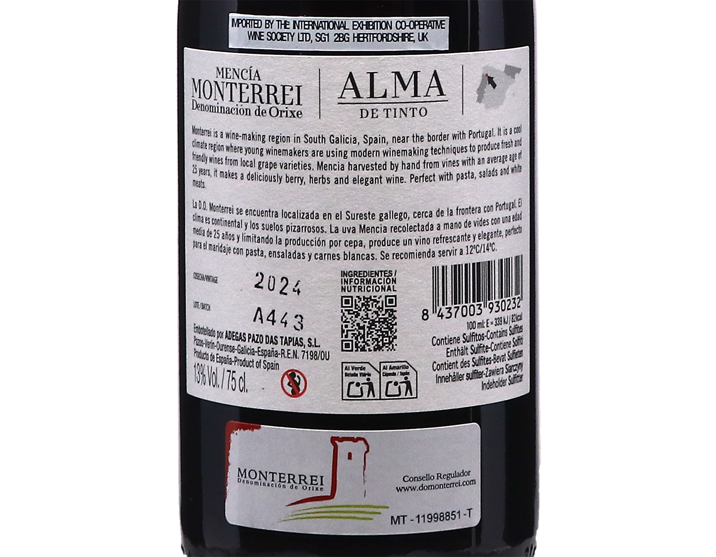 Alma de Tinto Mencia Monterrei 2024