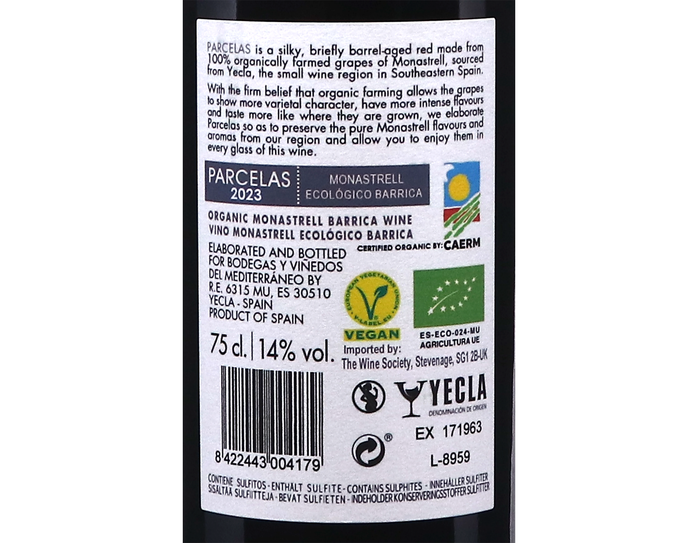 Parcelas Ecológico Monastrell, Yecla 2023