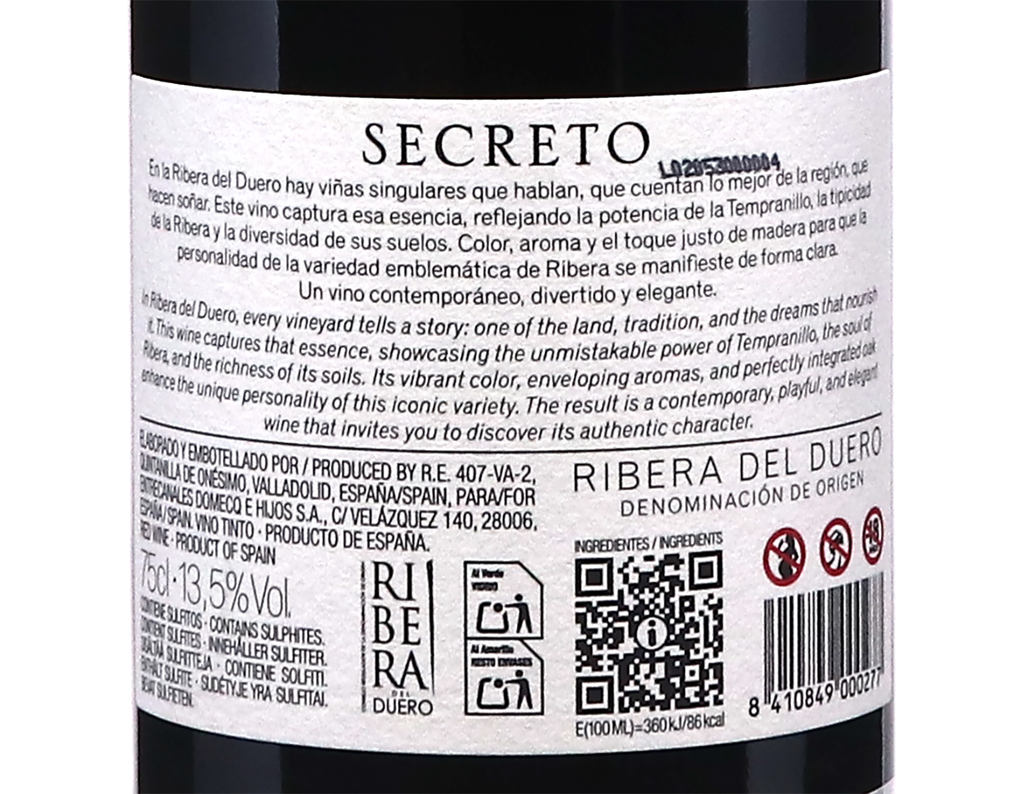 Secreto Ribera del Duero 2021