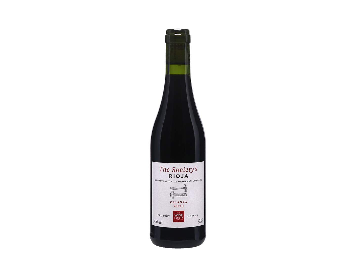 Half bottle of The Society's Rioja Crianza 2021