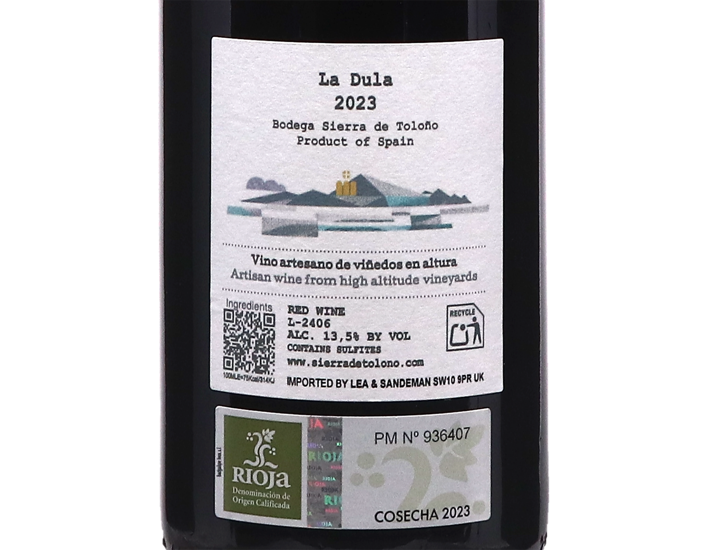 La Dula Garnachas de Altura Sierra de Toloño Rioja 2023