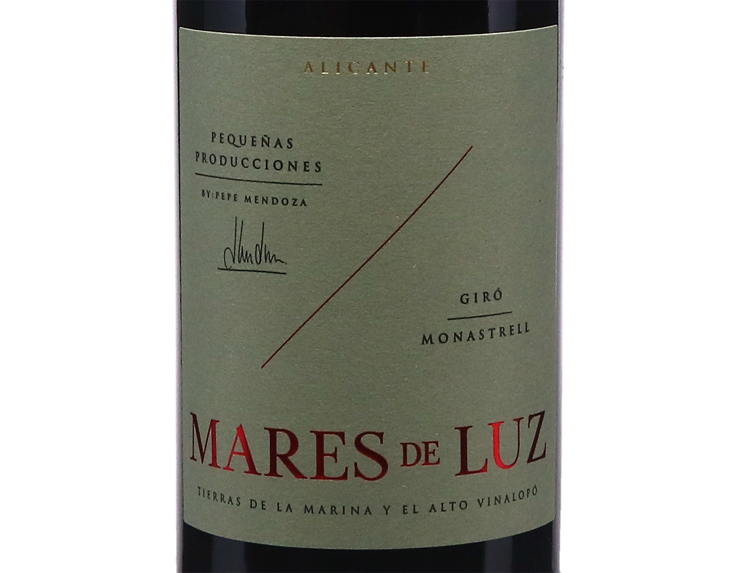 Pepe Mendoza Mares de Luz Giro Monastrell Alicante 2024