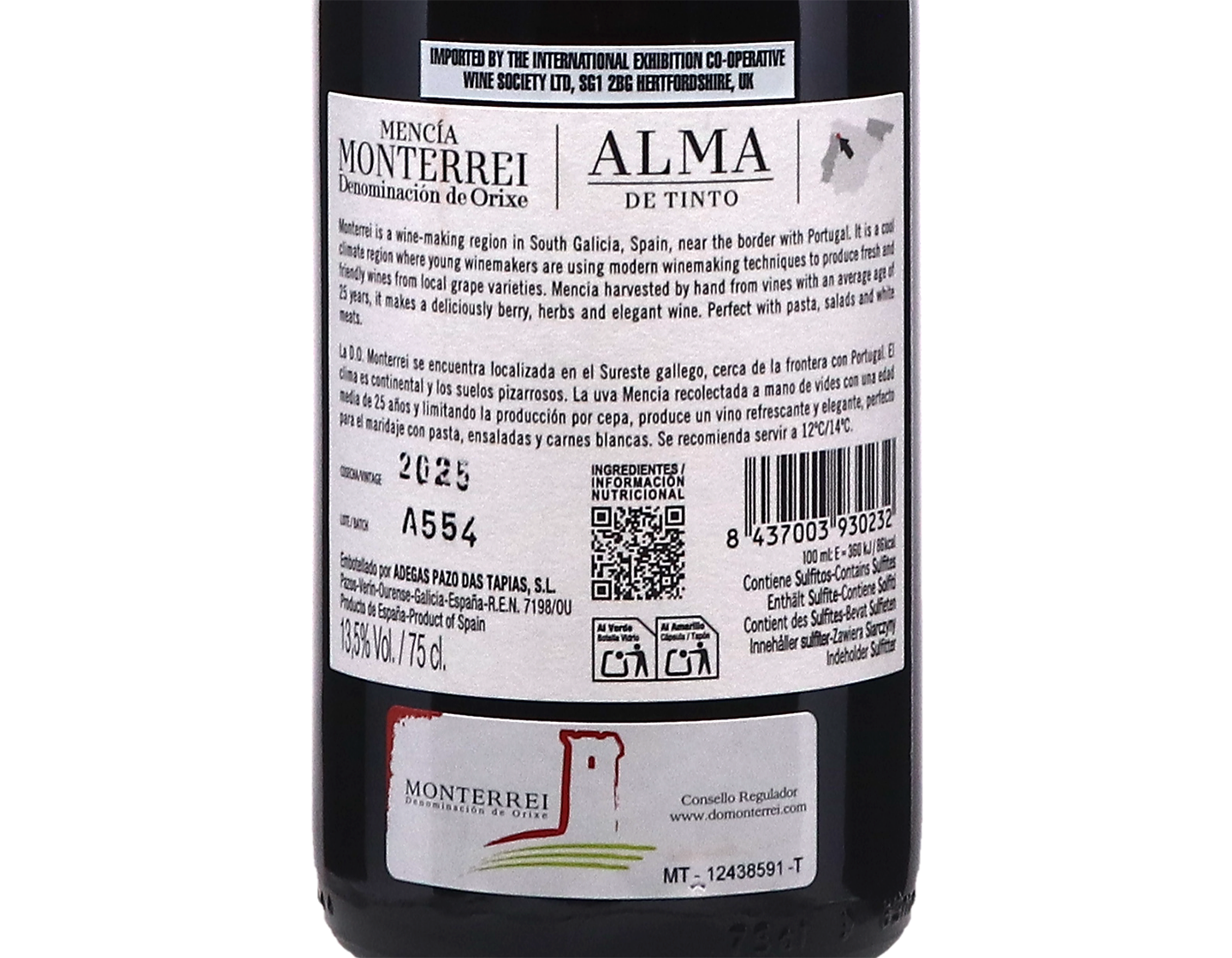 Alma de Tinto Mencia Monterrei 2025