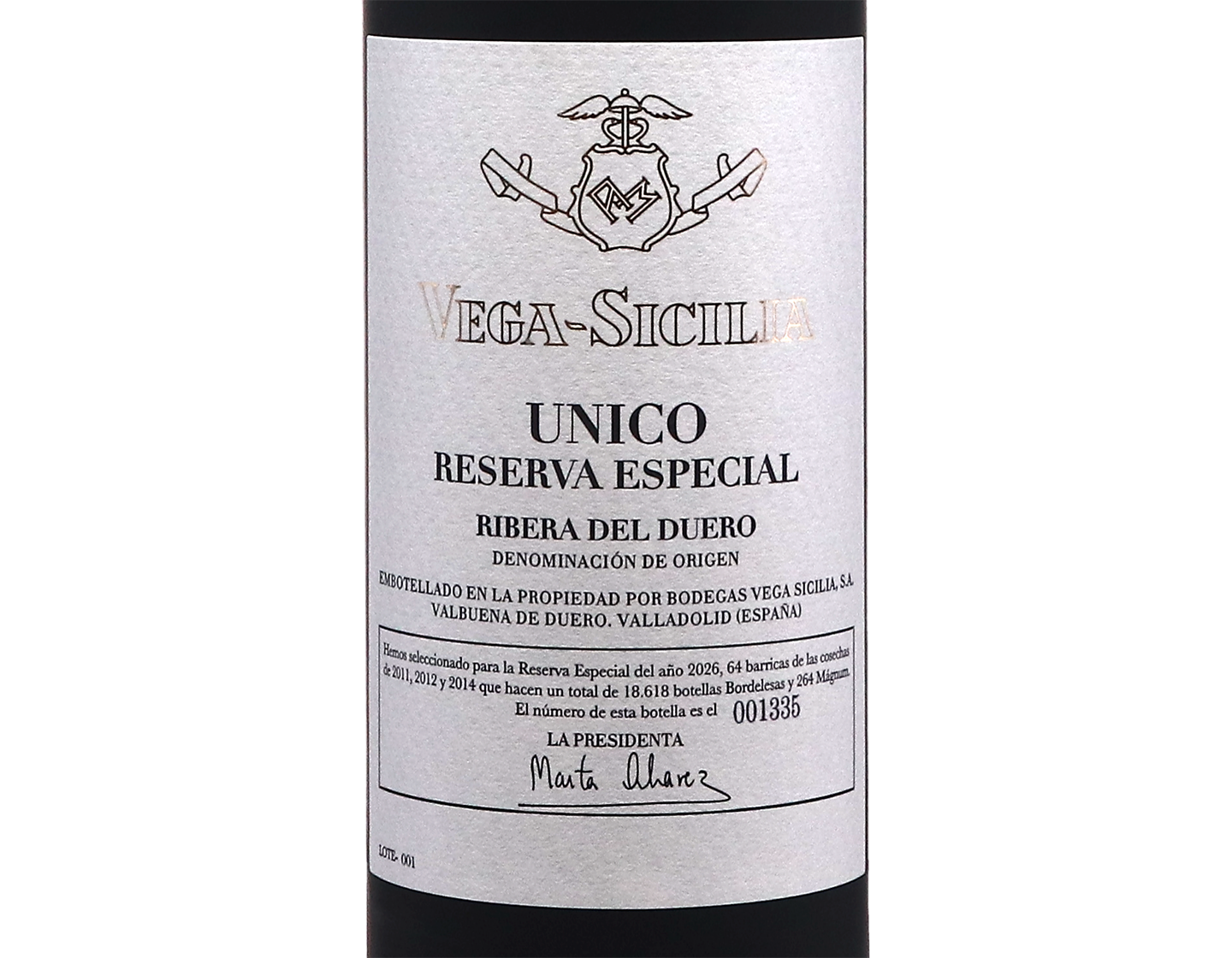 Vega Sicilia Unico Reserva Especial,Ribera del Duero 2026 Release