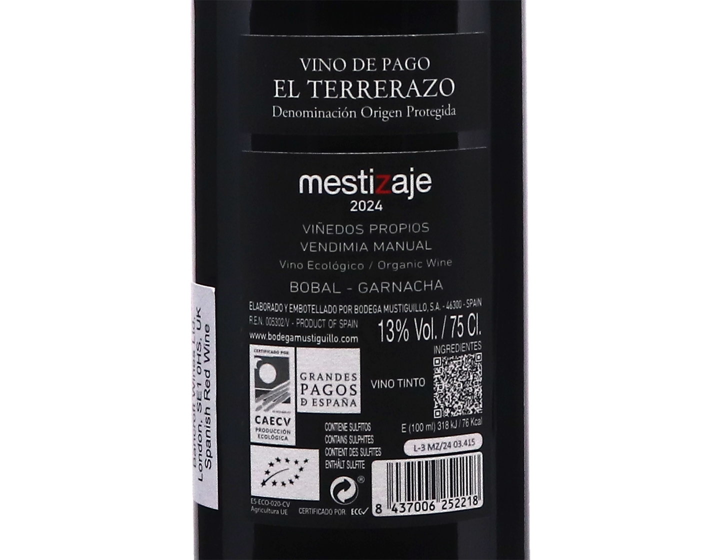 Mestizaje Bobal Mustiguillo 2024 ORGANIC