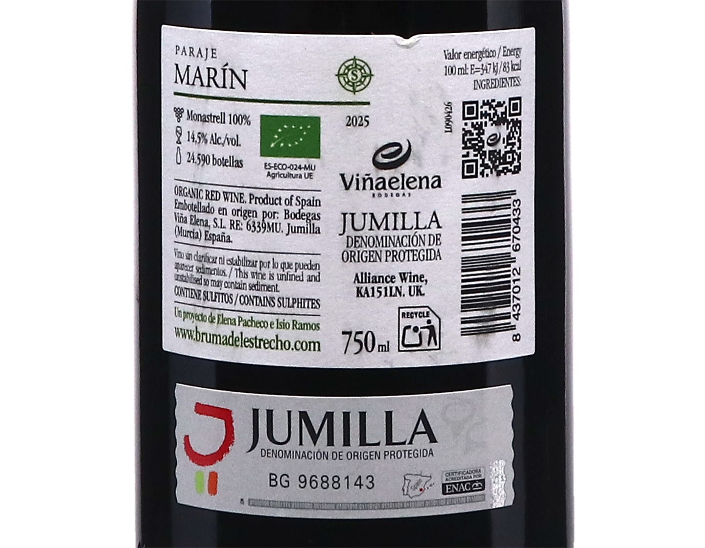 Bruma Paraje Marin Monastrell Jumilla 2025