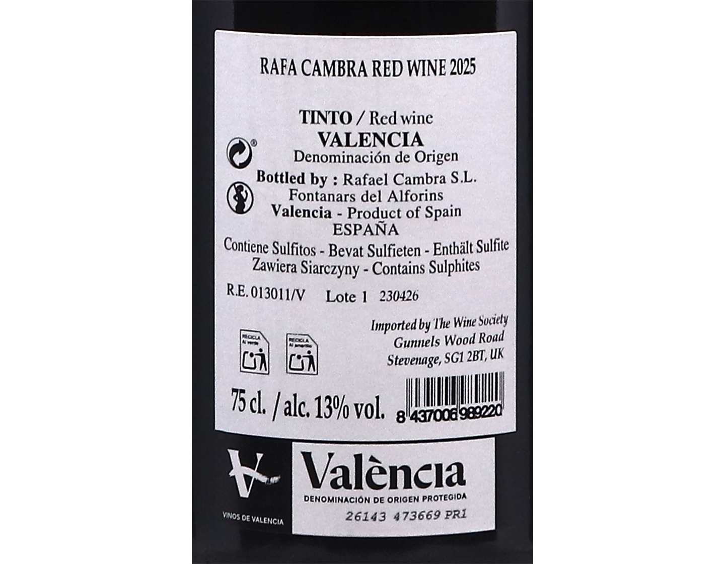 Rafa Cambra Monastrell Garnacha 2025
