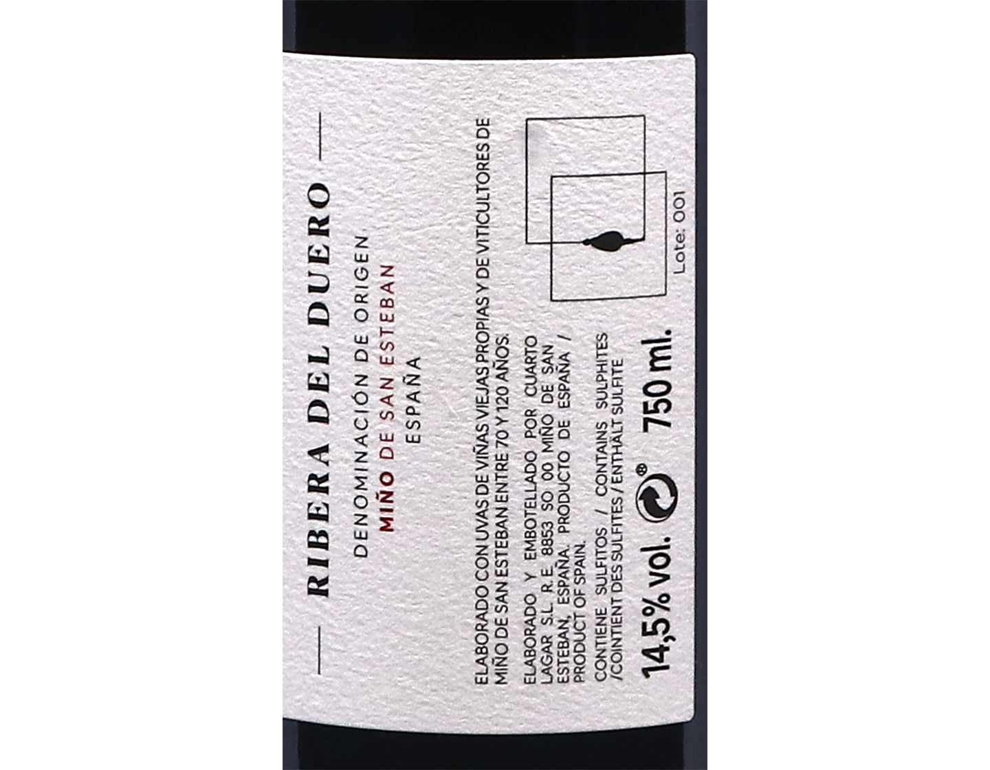 Cuarto Lagar Tinto del Pais Ribera del Duero 2022