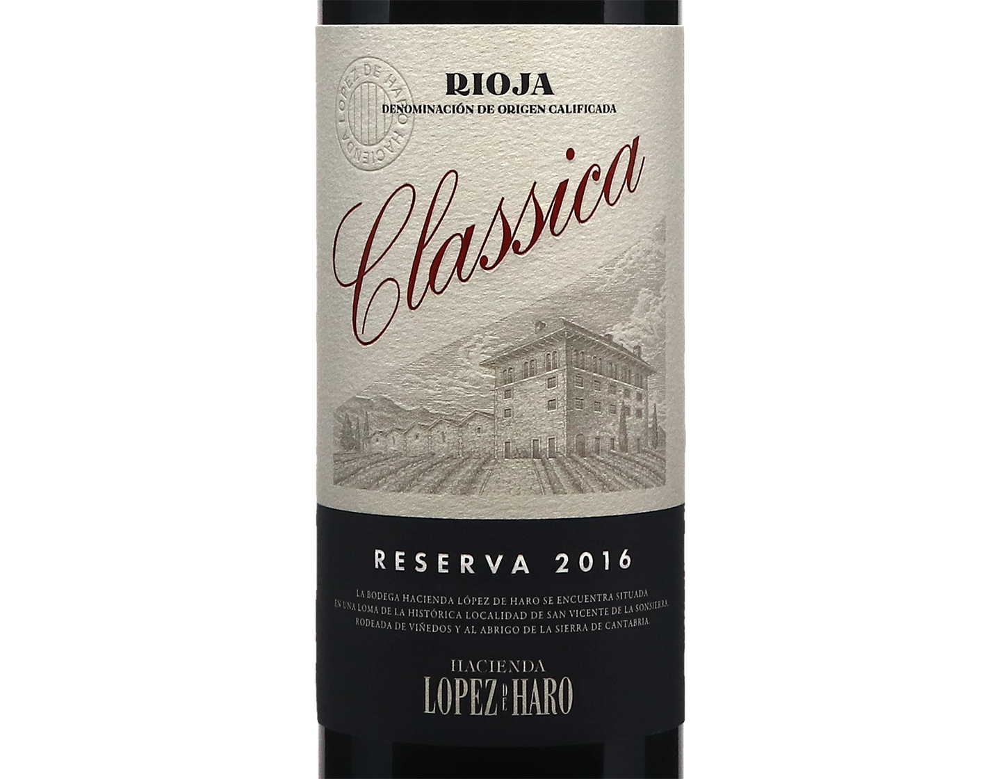 Bodegas Classica Reserva Lopez de Haro Rioja 2016