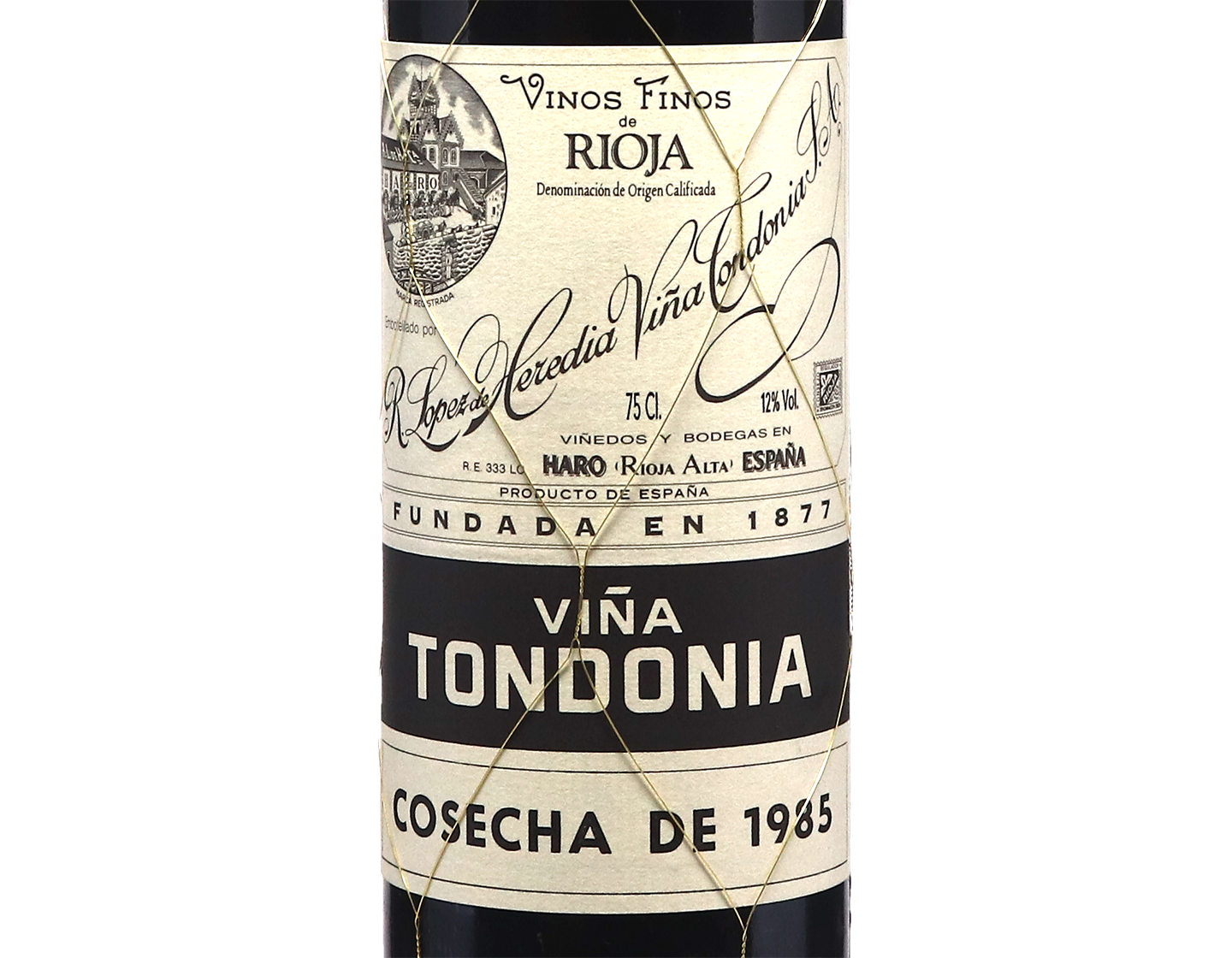 Lopez de Heredia Vina Tondonia Gran Reserva Rioja 1985