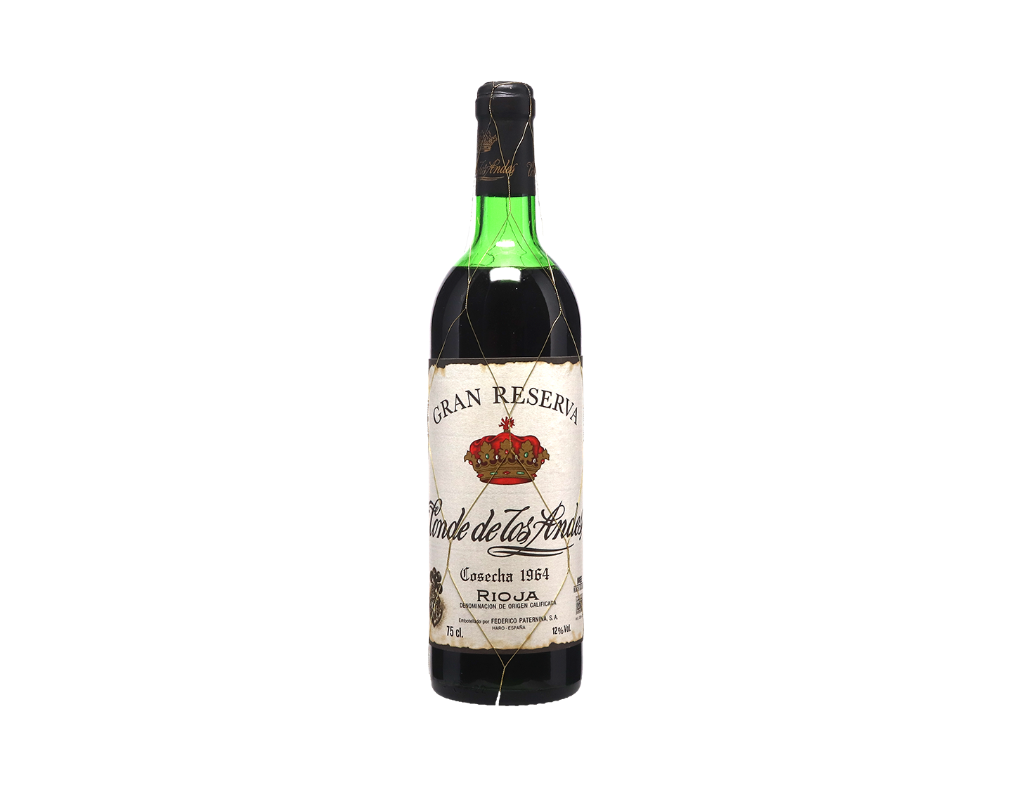 Paternina Conde de los Andes Gran Reserva, Rioja 1964
