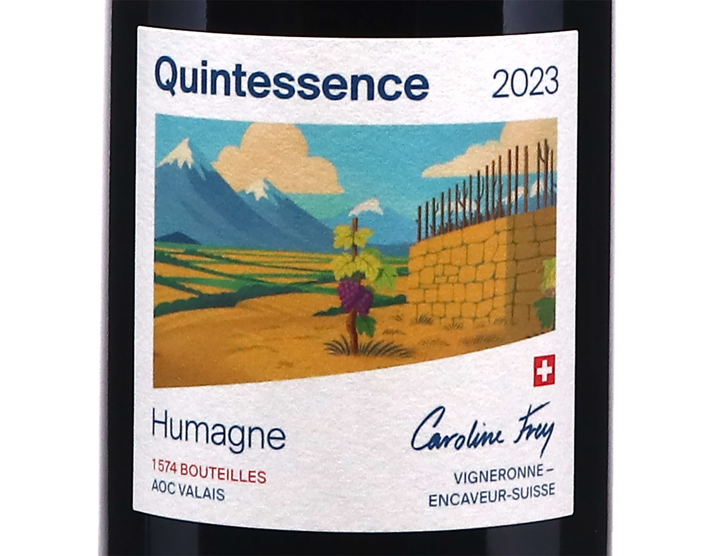 Humagne Rouge Quintessence Caroline Frey 2023