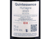 Humagne Rouge Quintessence Caroline Frey 2023 view 3