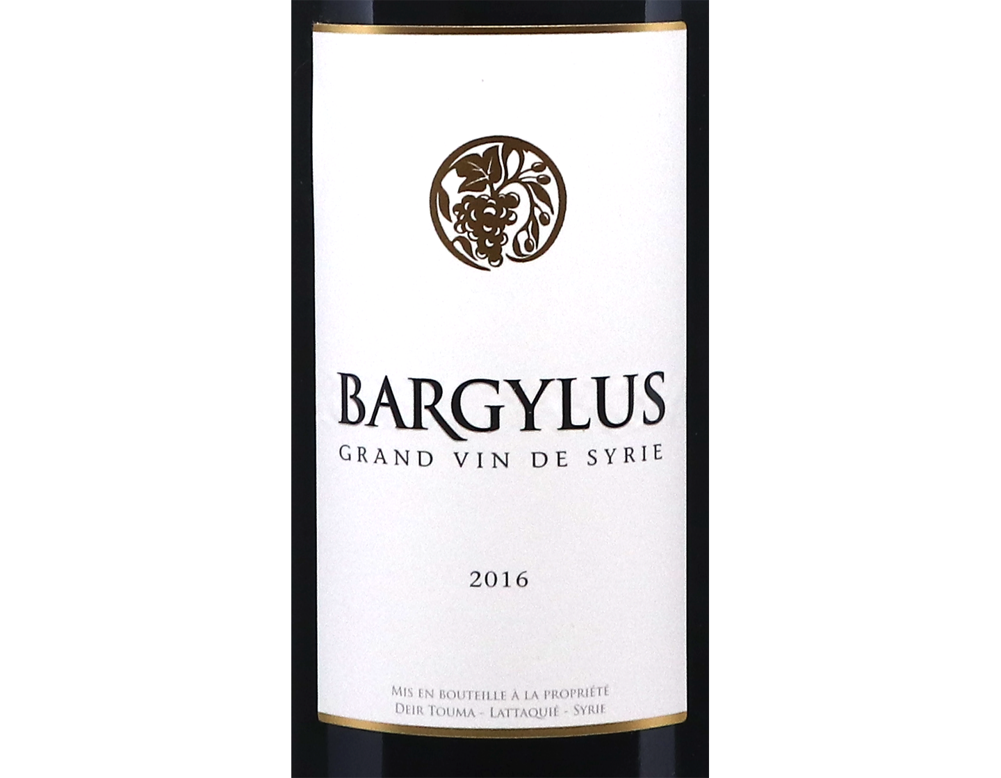 Bargylus Grand Vin Rouge 2016