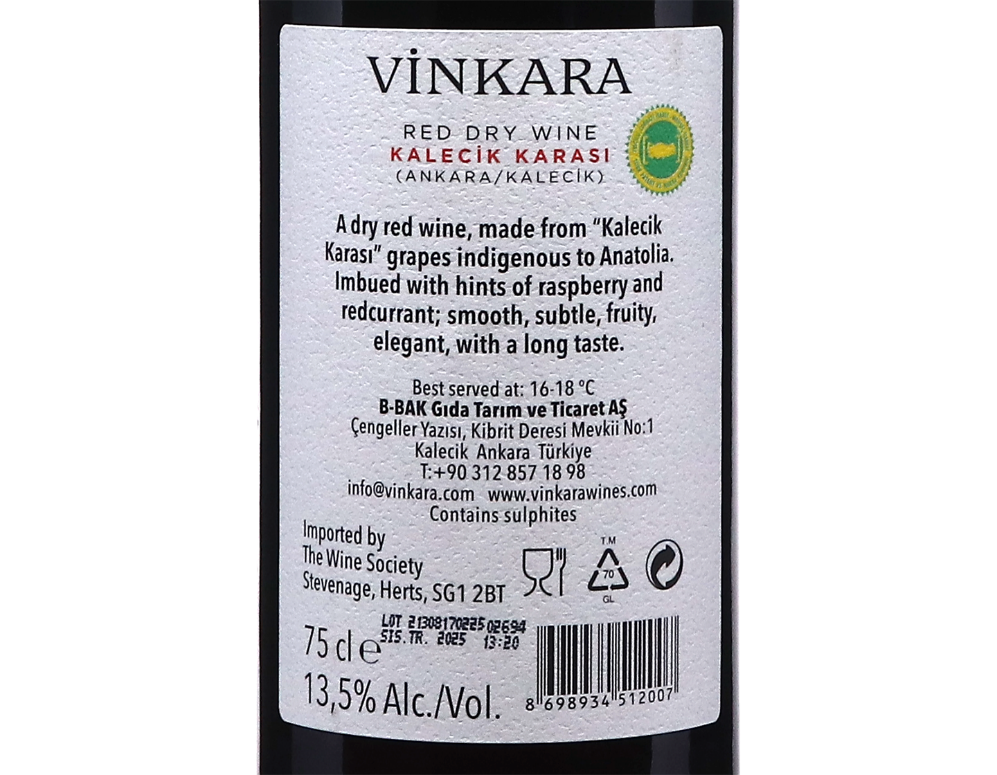 Kaleck Karasi Vinkara 2021