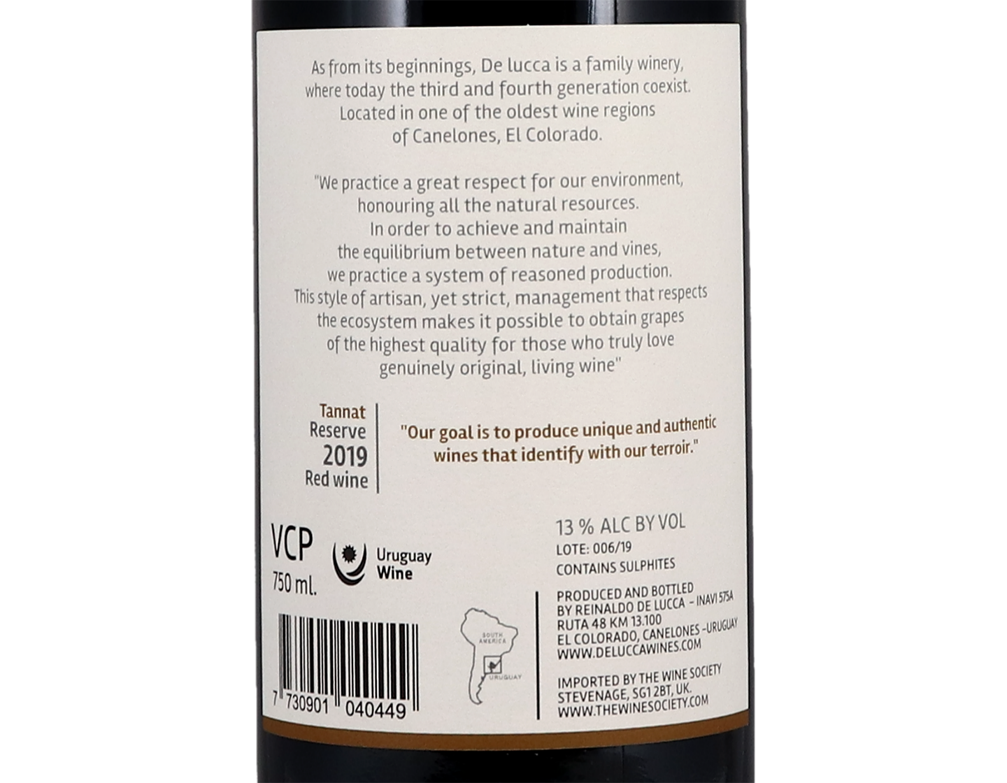 De Lucca Tannat 2019